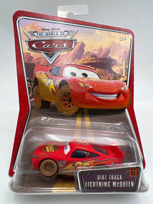 Disney Pixar The World Of Cars #3 Dirt Track Lightning McQueen 142G