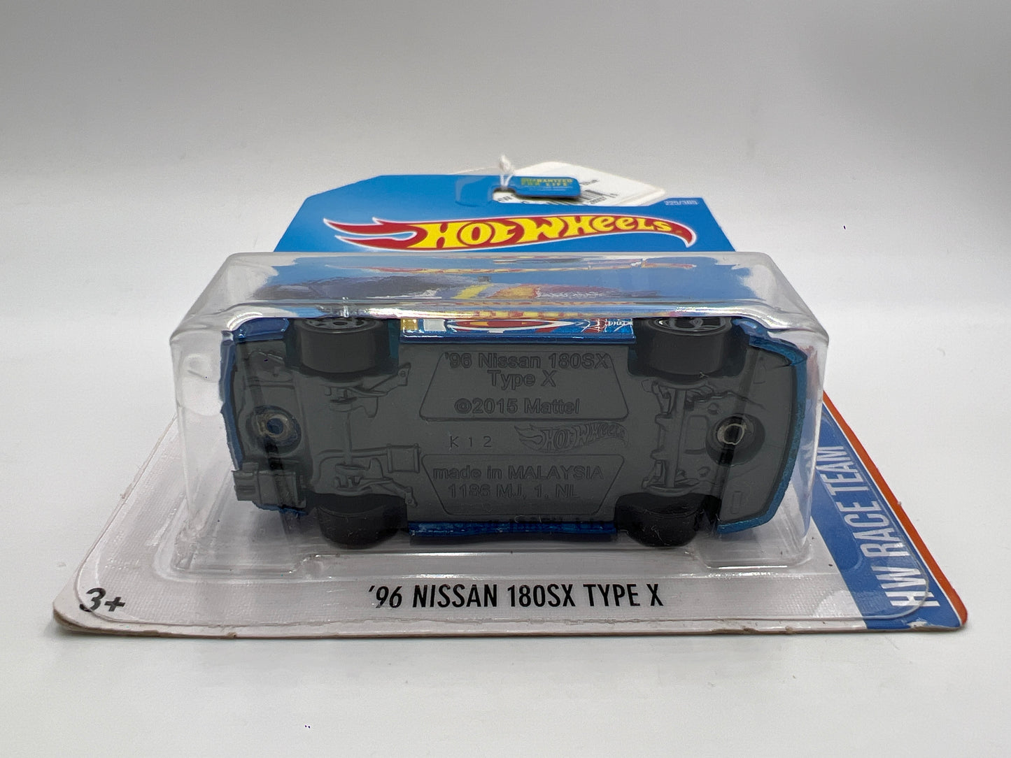 2017 Hot Wheels Race Team #225 96 Nissan 180SX Type X Blue 82C
