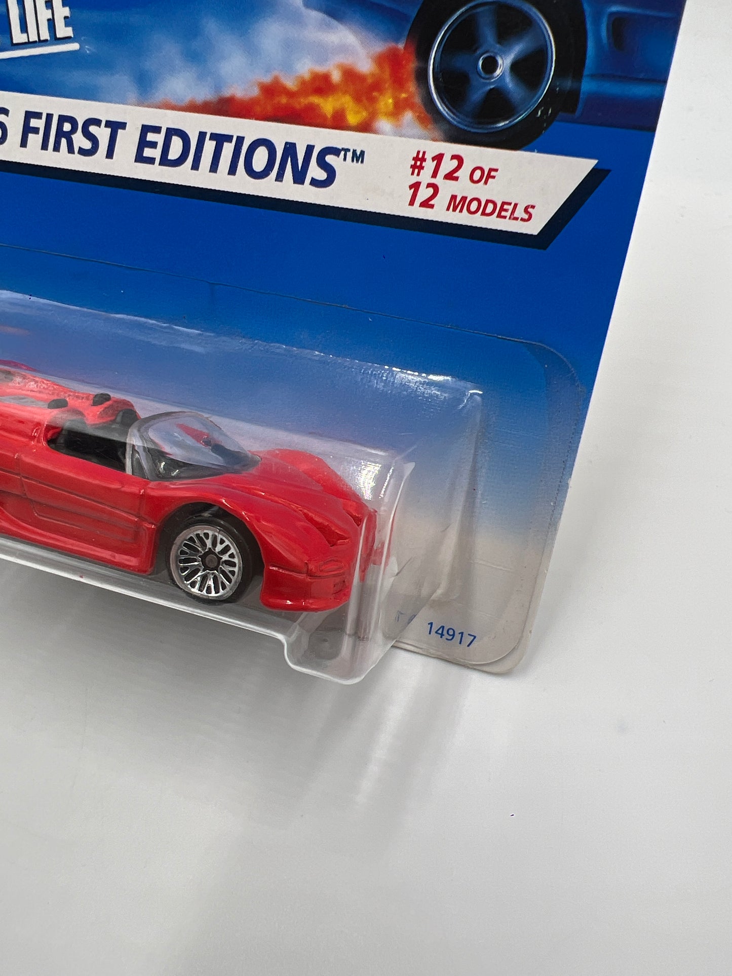 1996 Hot Wheels First Editions #377 Ferrari F50 Red