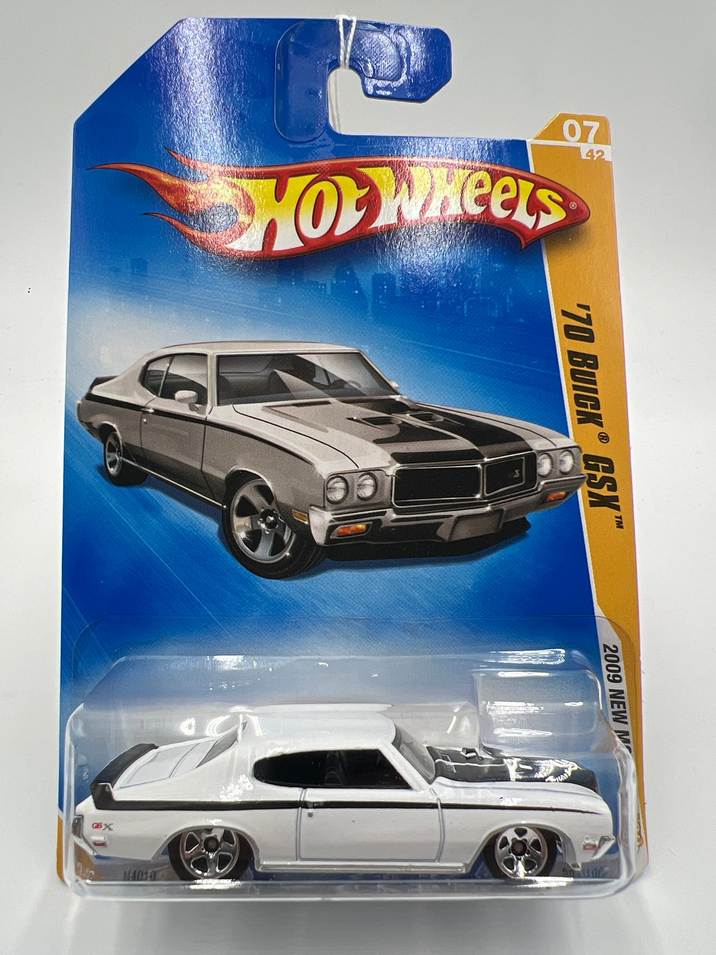 2009 Hot Wheels New Models #7 70 Buick GSX White 45G