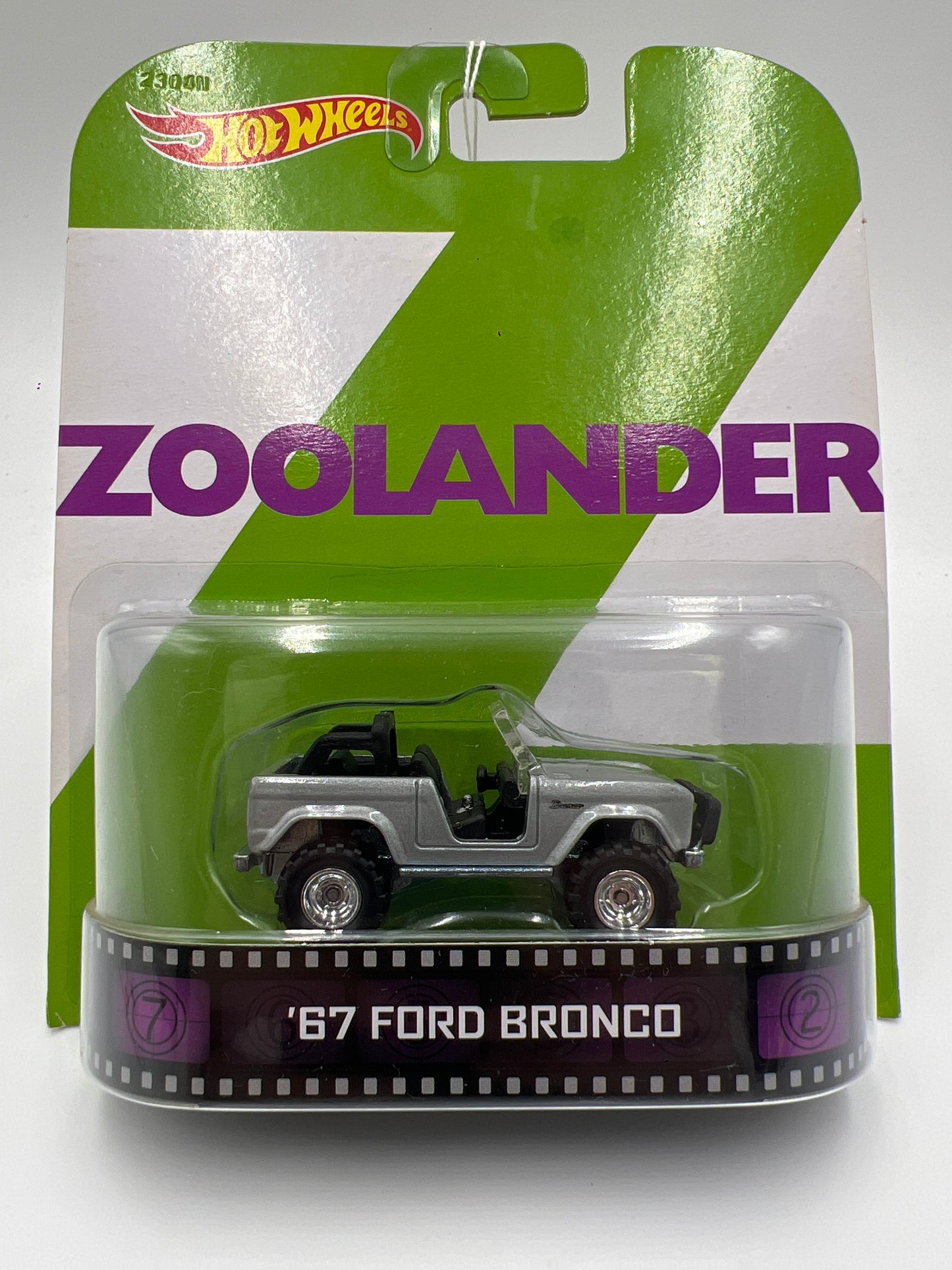 Hot Wheels Retro Entertainment Zoolander 67 Ford Bronco Silver 243E