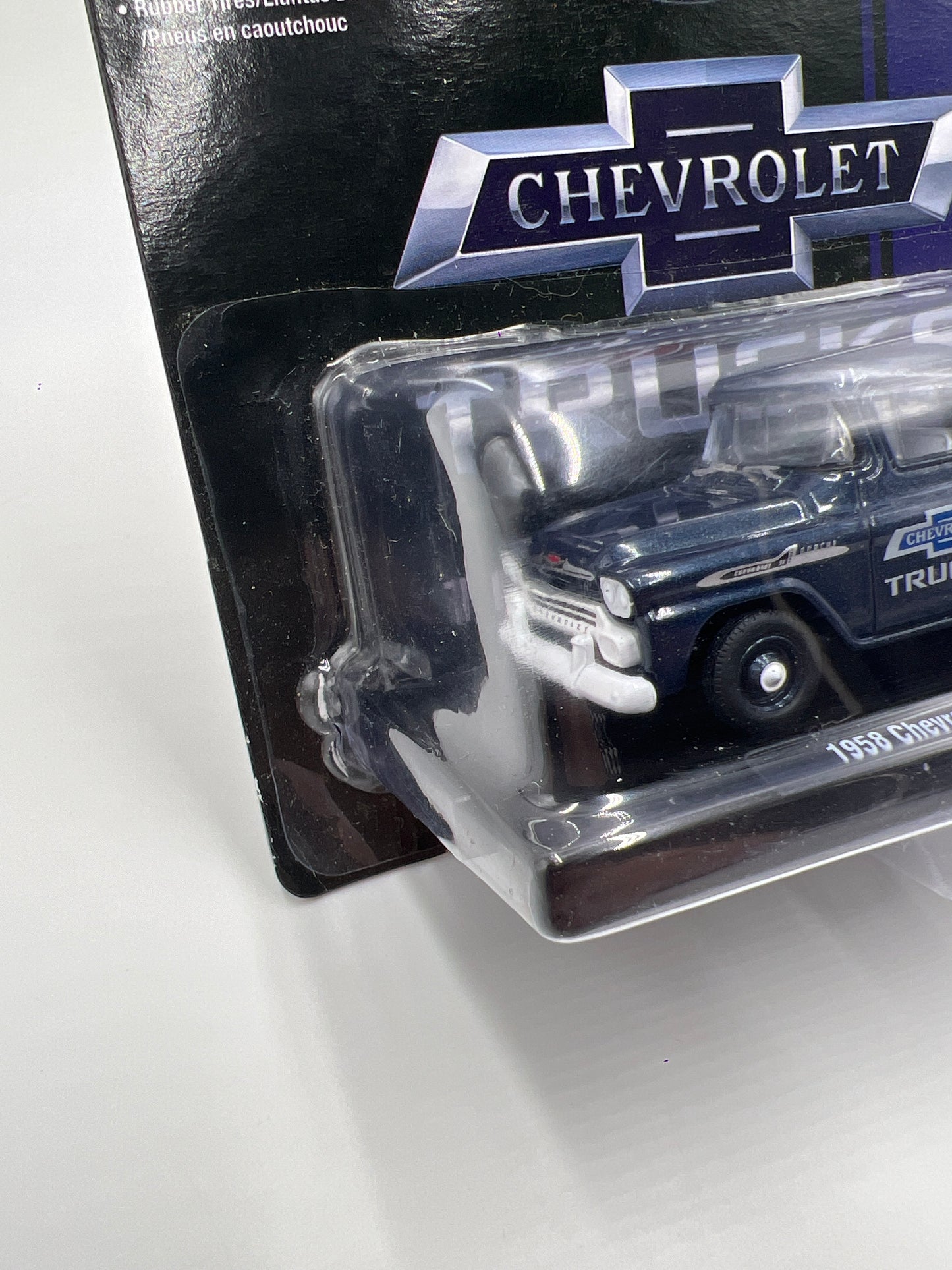 M2 Machines Auto Drivers 1958 Chevrolet Apache Stepside Dark Blue R45 192H