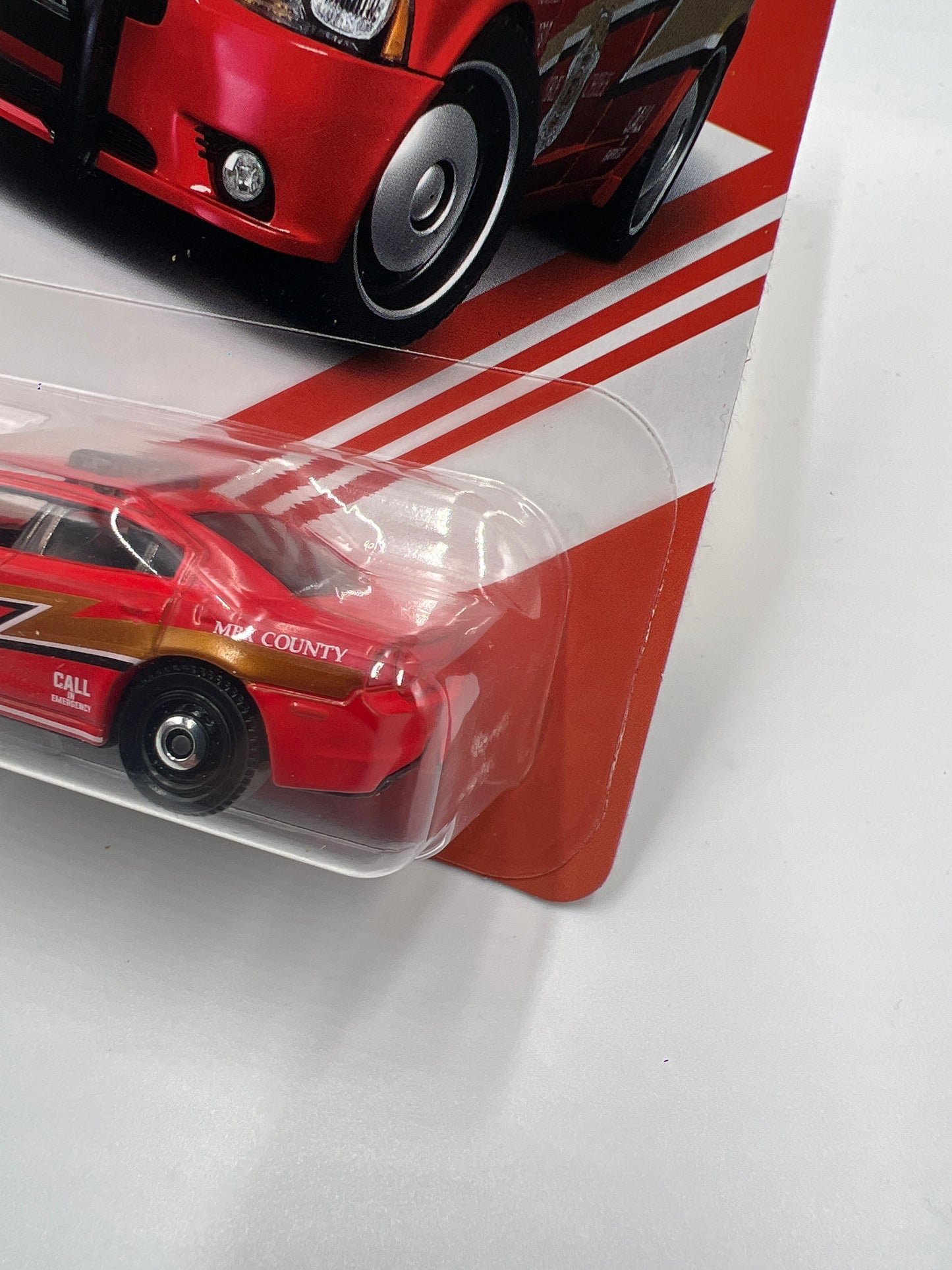 Matchbox Red Target Exclusive #5 Dodge Charger Pursuit 153B