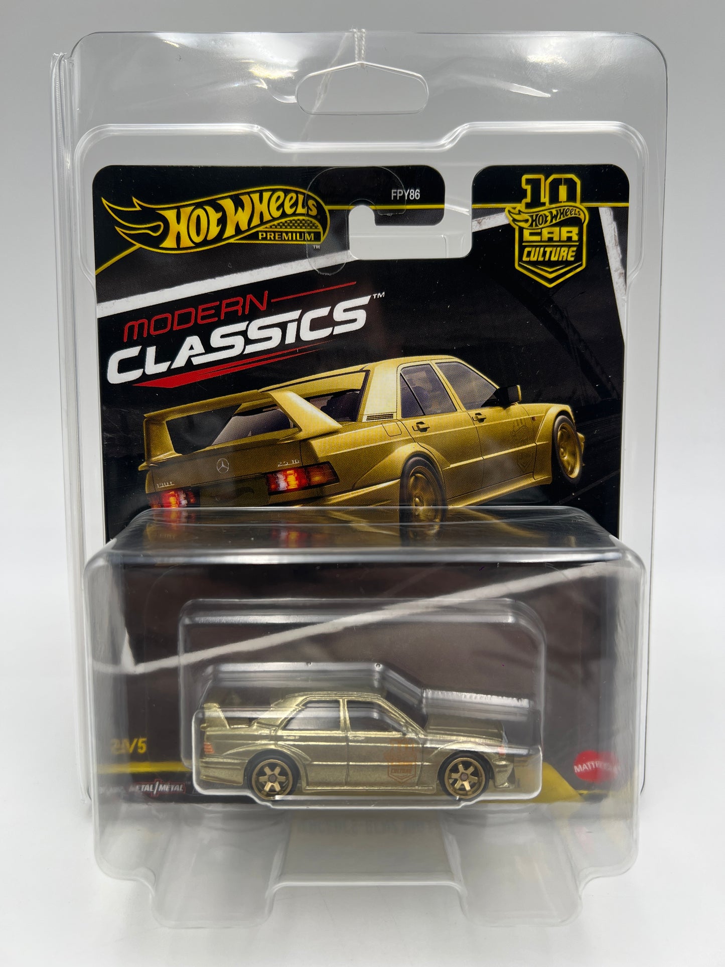 2026 Hot Wheels Modern Classics CHASE #0 Mercedes-Benz 190 E 2.5-16 EVO II W/Protector