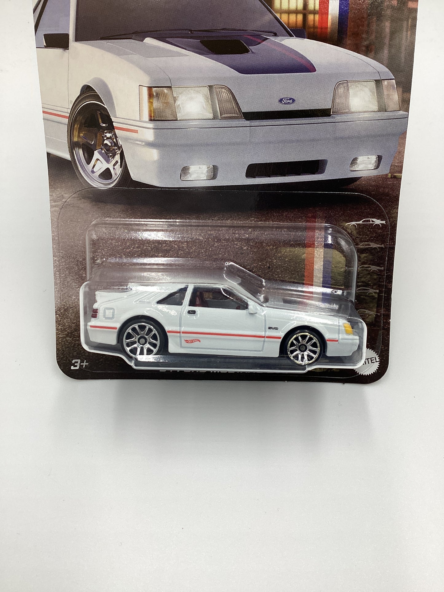 2024 Hot Wheels Silver Series 60 Years Mustang #1 84 Ford Mustang SVO White 151A