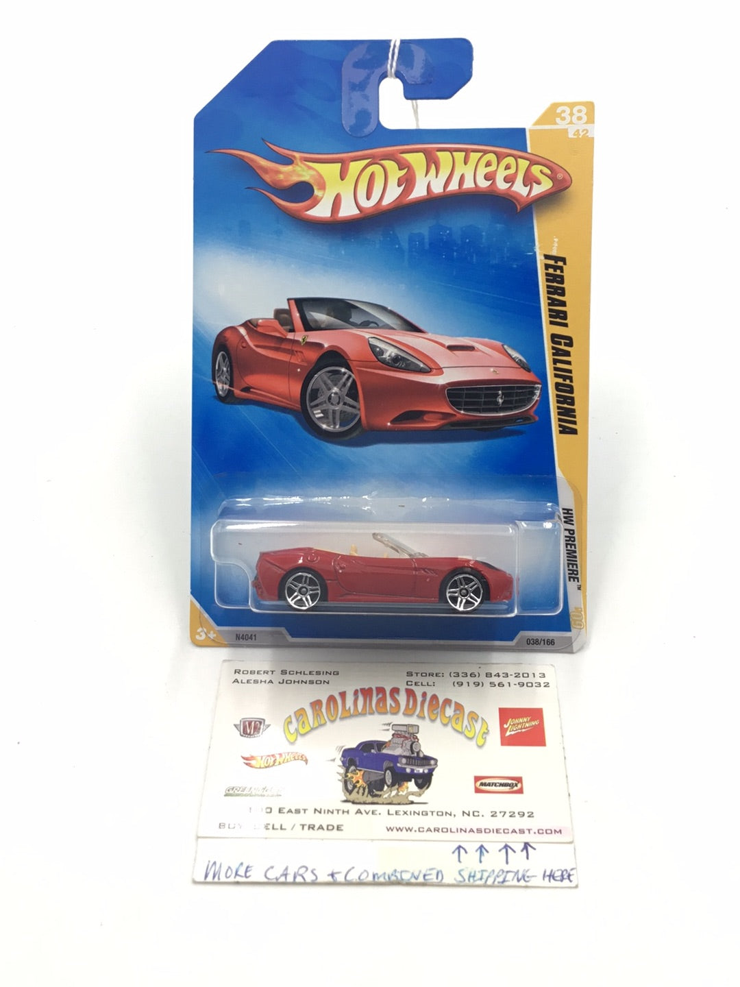 2009 Hot Wheels #38 Ferrari California