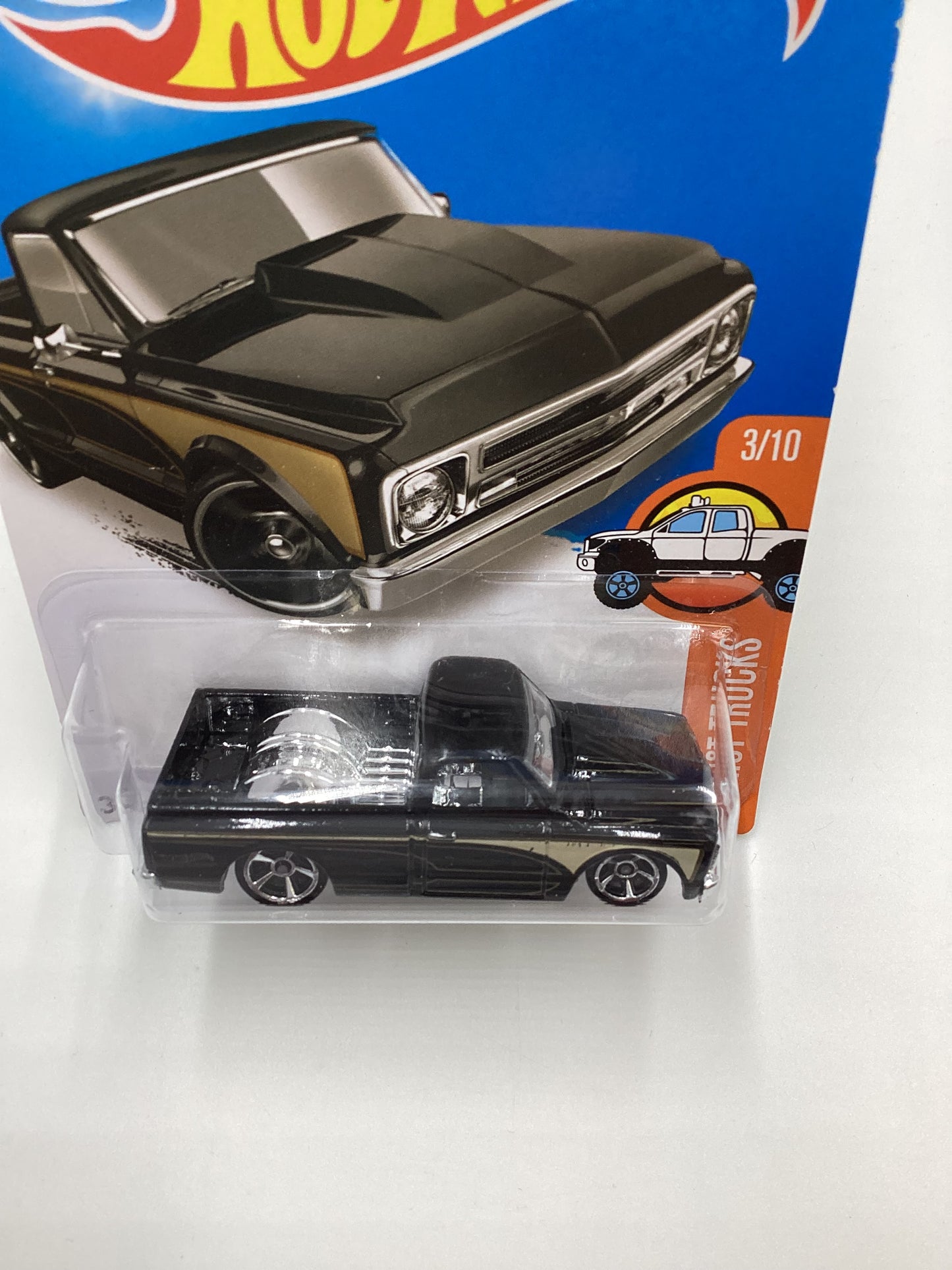 2016 Hot Wheels #143 67 Chevy C10 Black 13D