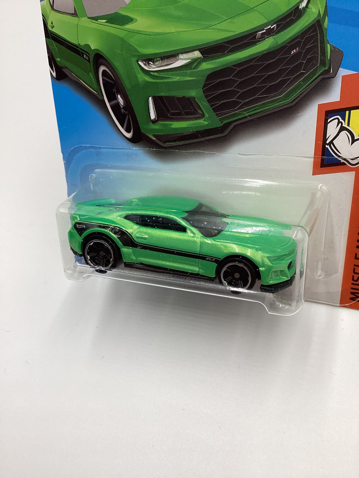 2018 Hot Wheels #188 2017 Camaro ZL1 Green 13F