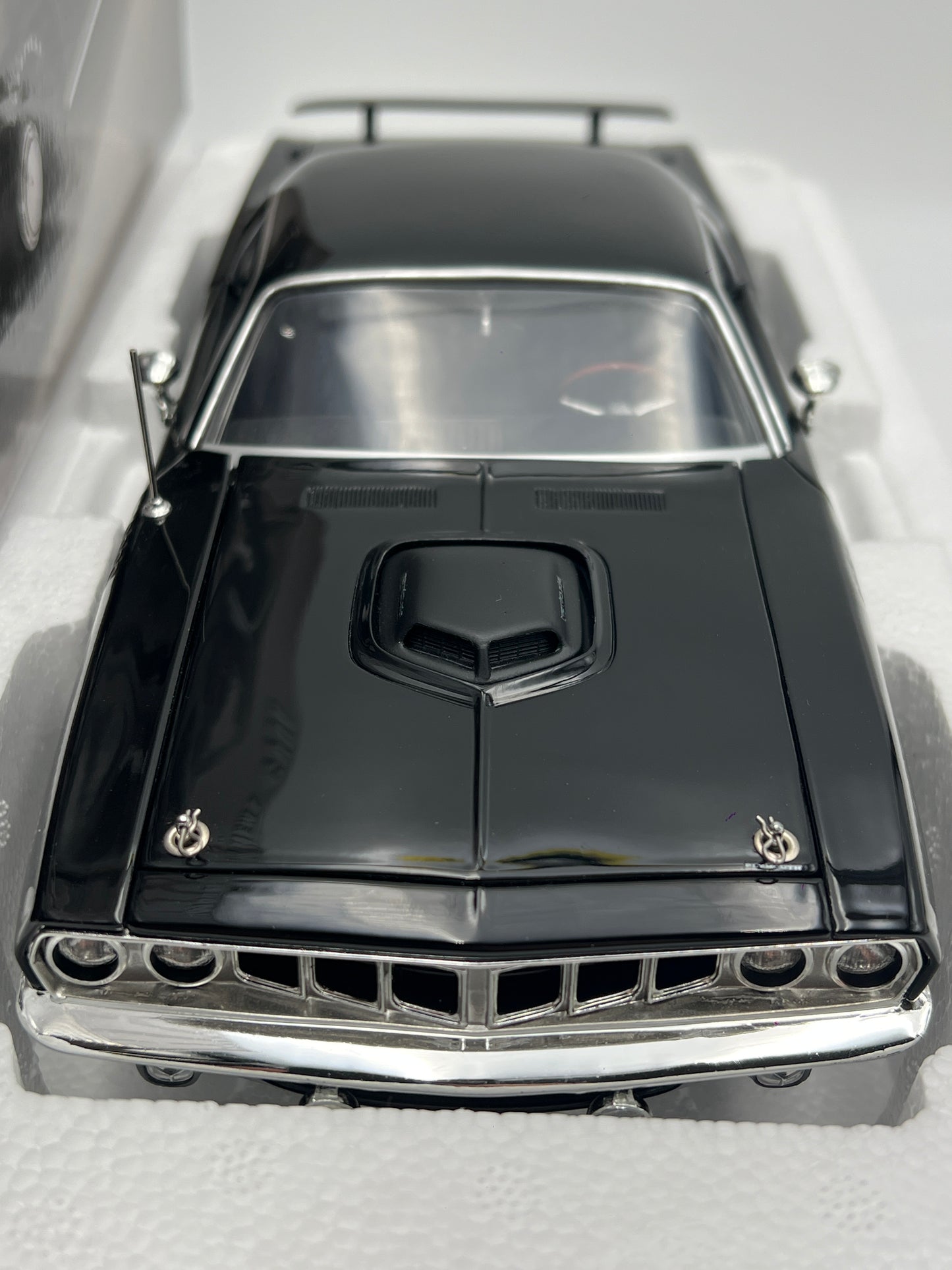 Acme 1:18 Scale #435 Of Only 696 Made 1971 Plymouth Hemi 426 Cuda Black W/Box VHTF