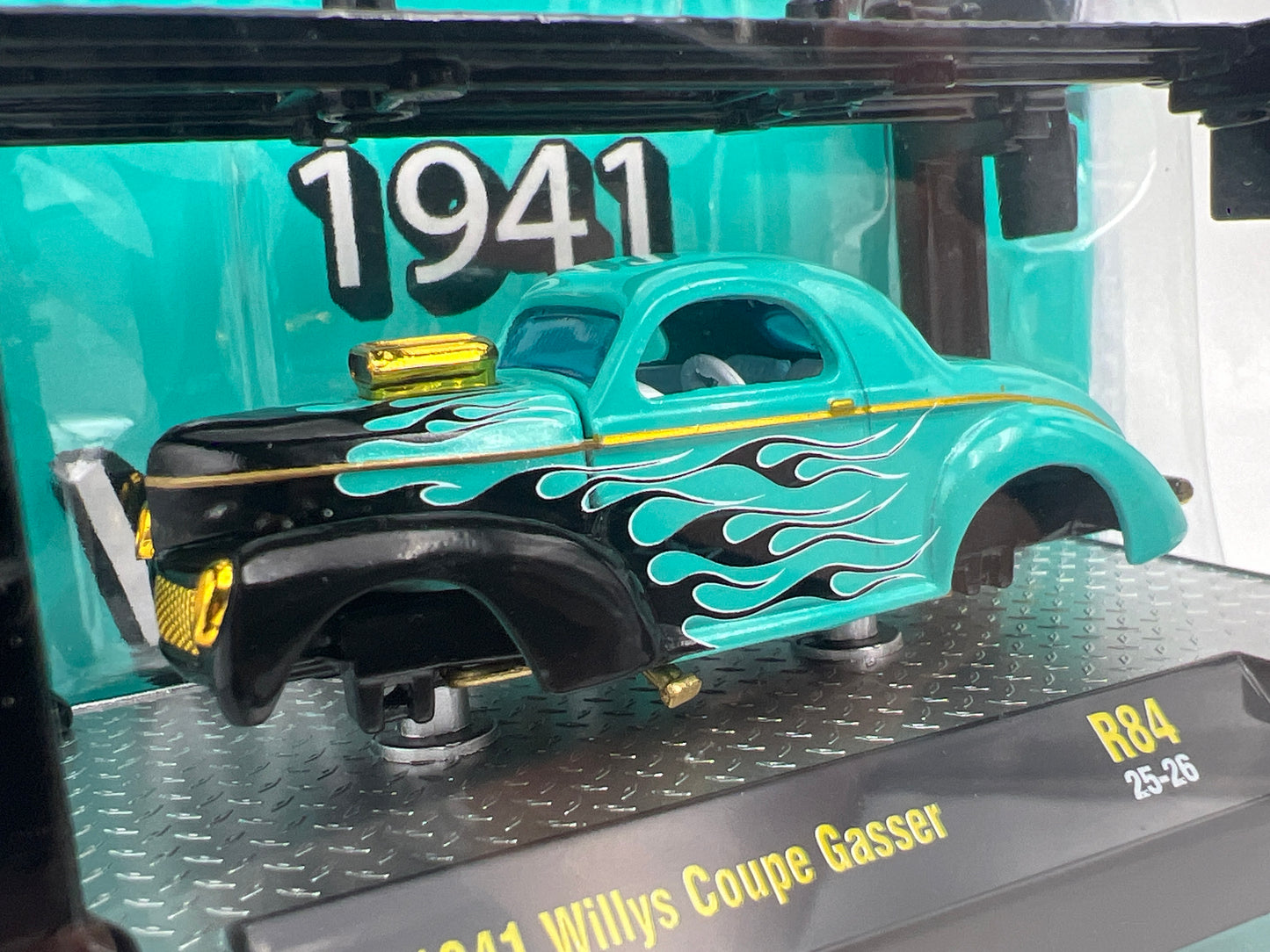 M2 Machines Model Kits R84 CHASE 1941 Willys Coupe Gasser