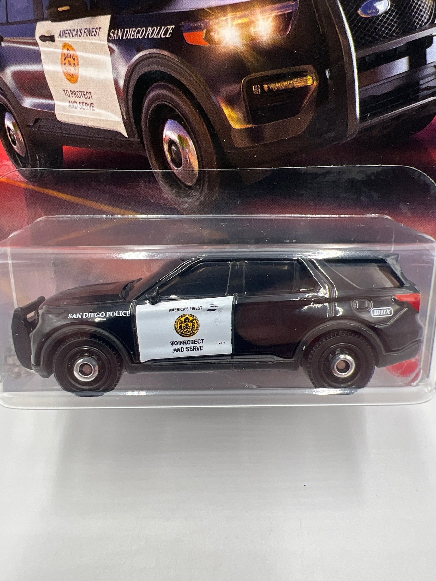 2025 Matchbox #75 Ford Police Interceptor Utility Black 213D