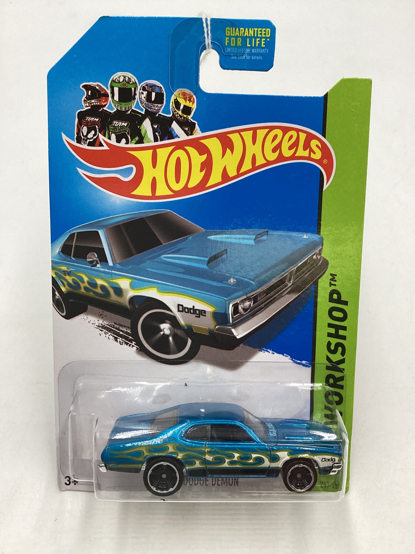 2013 Hot Wheels #217 71 Dodge Demon Blue 38H