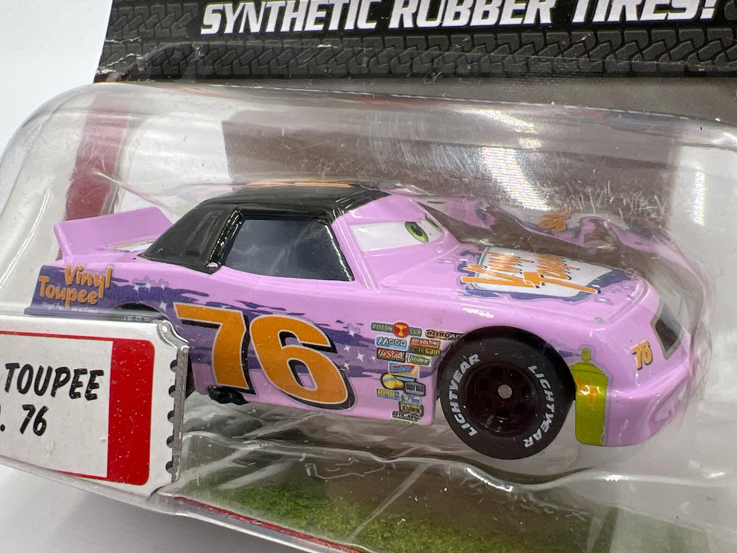 Disney Pixar The World Of Cars Rubber Tires Vinyl Toupee No 76 137B