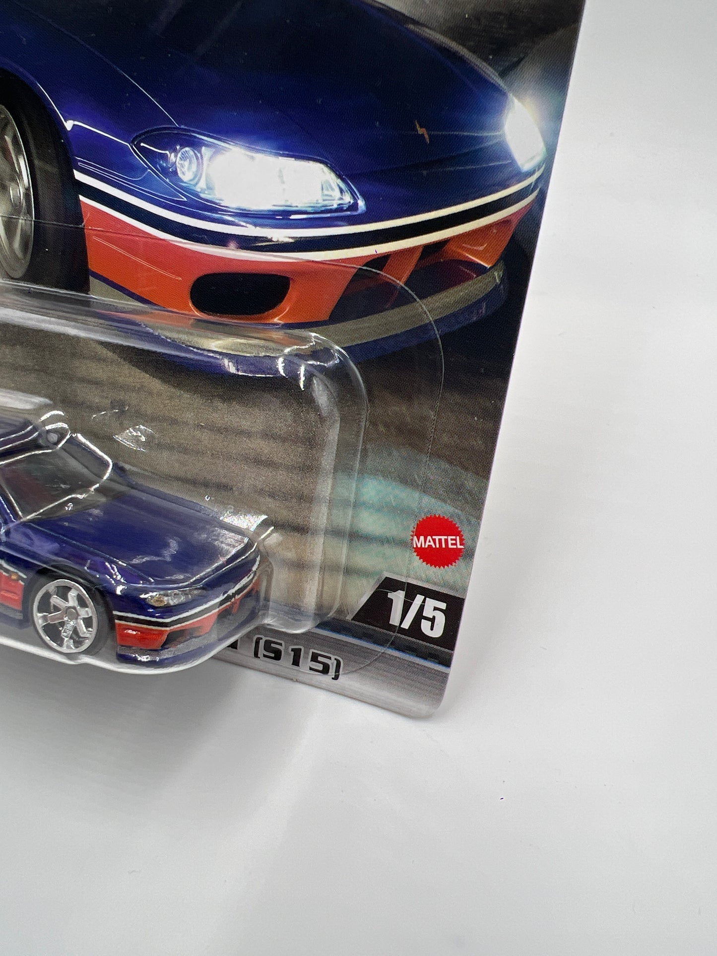 Hot Wheels Premium Fast & Furious #1 Nissan Silvia S15 Blue/Orange 246N