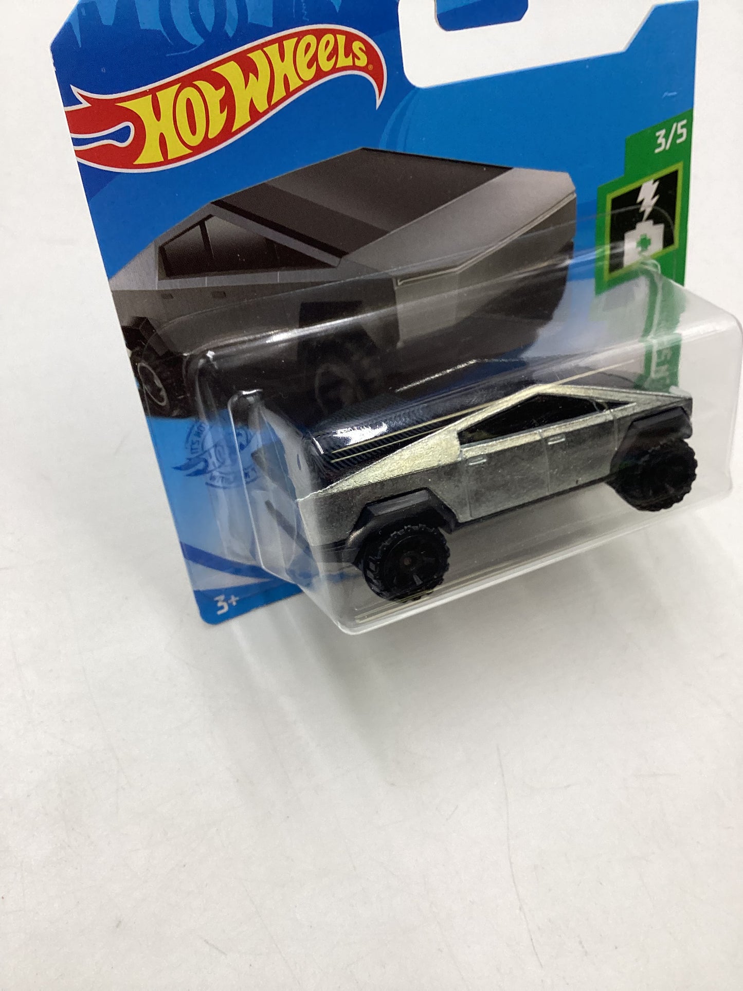 2022 Hot Wheels Tesla Cybertruck Short Card with protector