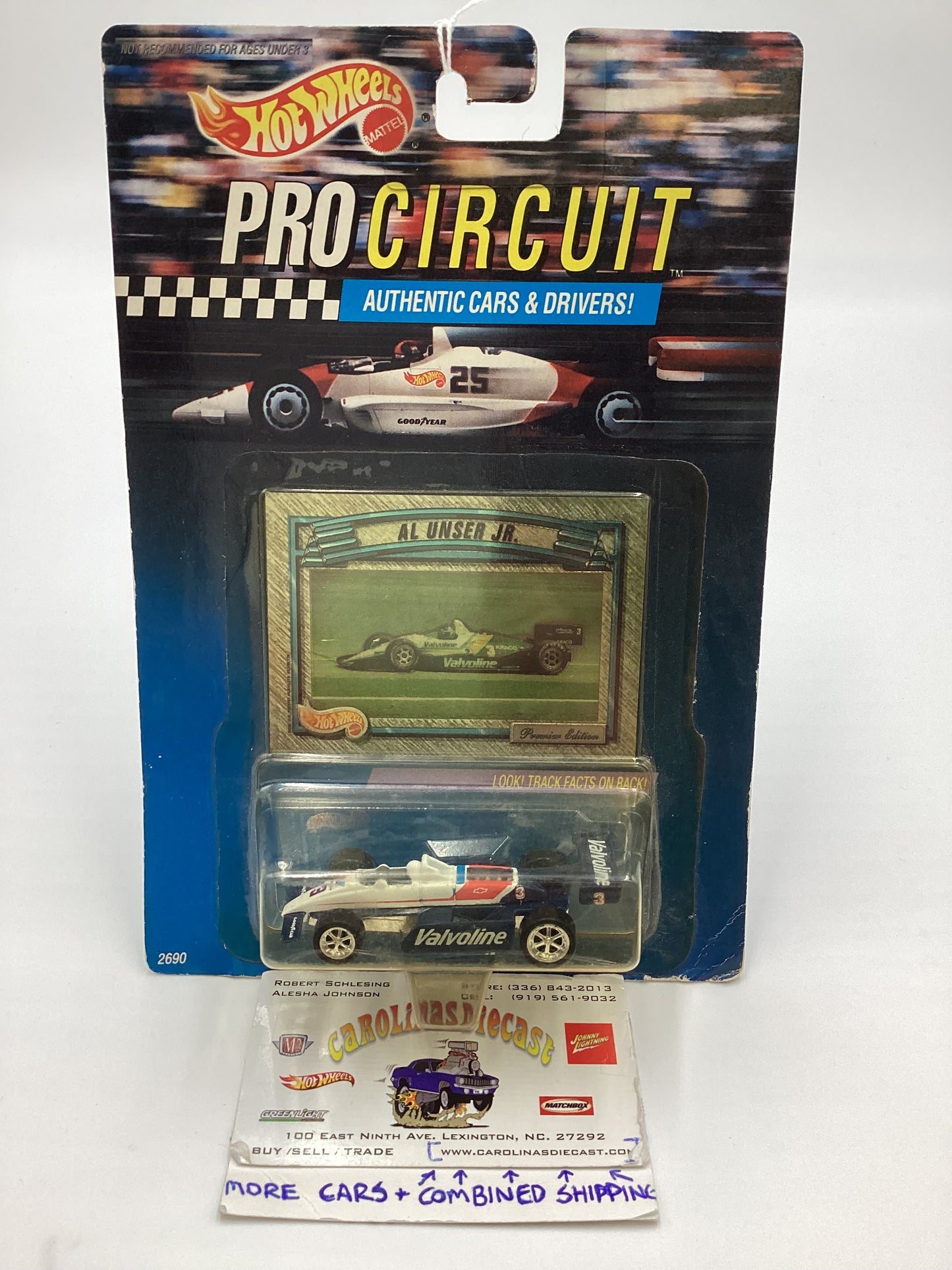 Hot Wheels Pro Circuit Valvoline Al Unser Jr