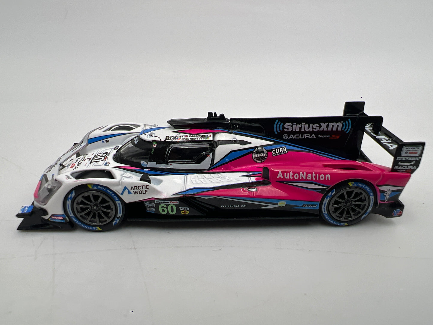Mini GT #668 Acura ARX-06 GTP #60 2023 IMSA Daytona 24 Hrs Winner Meyer Shank Racing