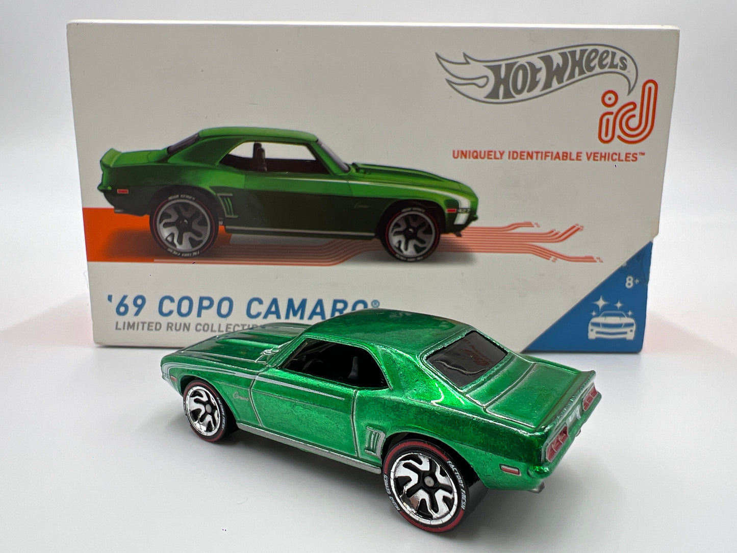 Hot Wheels iD Factory Fresh Series 2 #2 69 Copo Camaro Green Opened