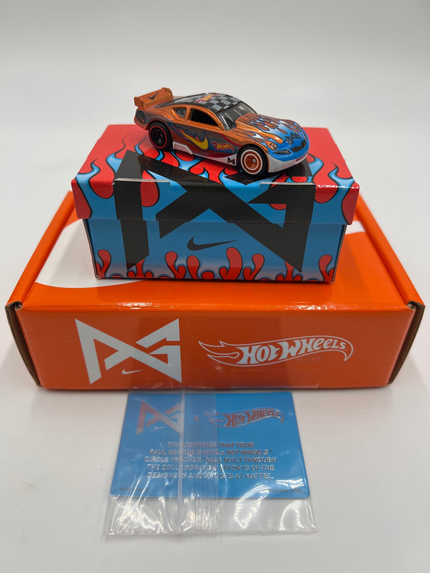 2022 Hot Wheels RLC Paul George x Nike Circle Tracker Orange