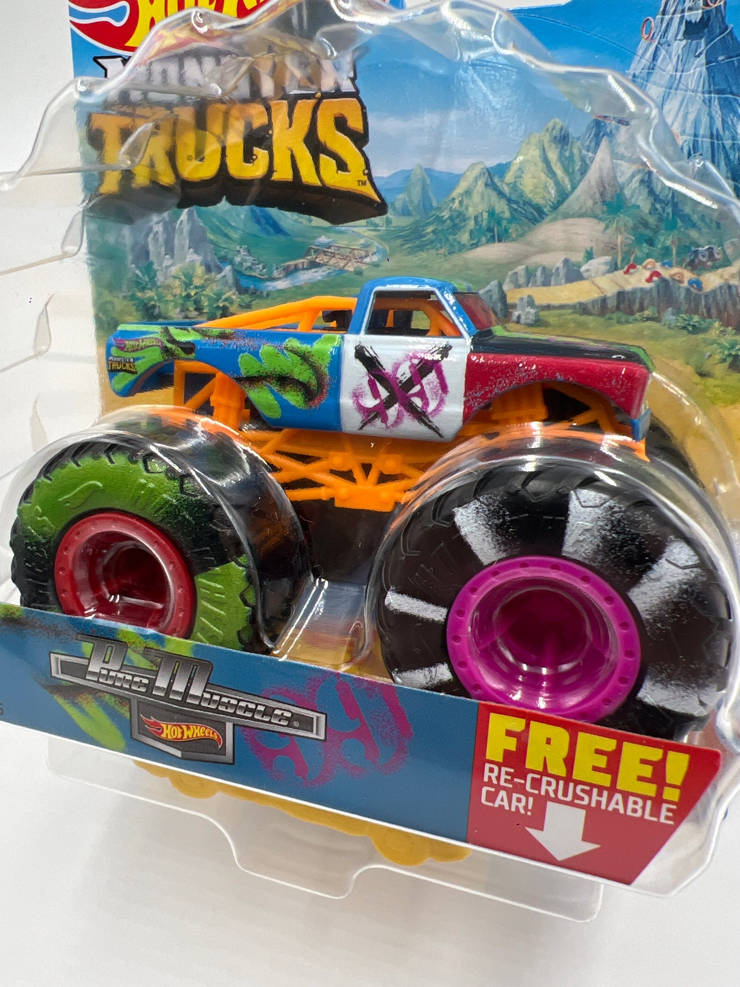 Hot Wheels Monster Trucks Wheel Cool #14 Pure Muscle 135A