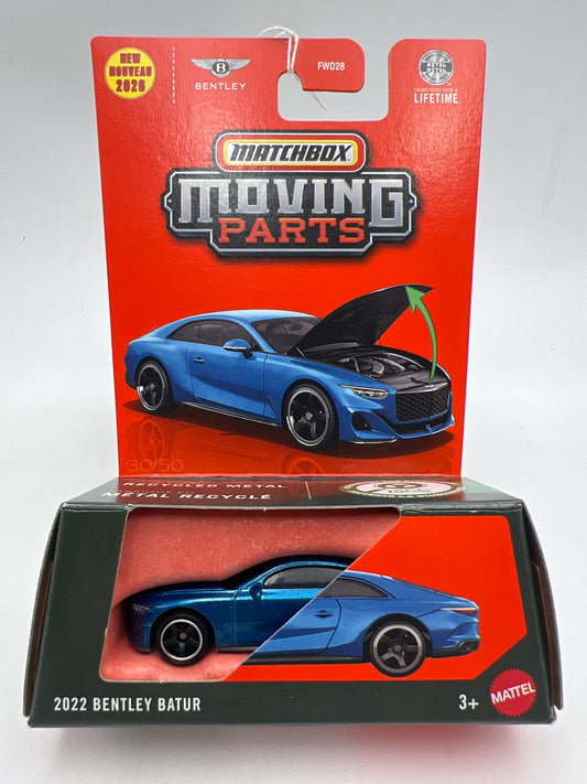 2026 Matchbox Moving Parts #30 2022 Bentley Batur Blue 219E