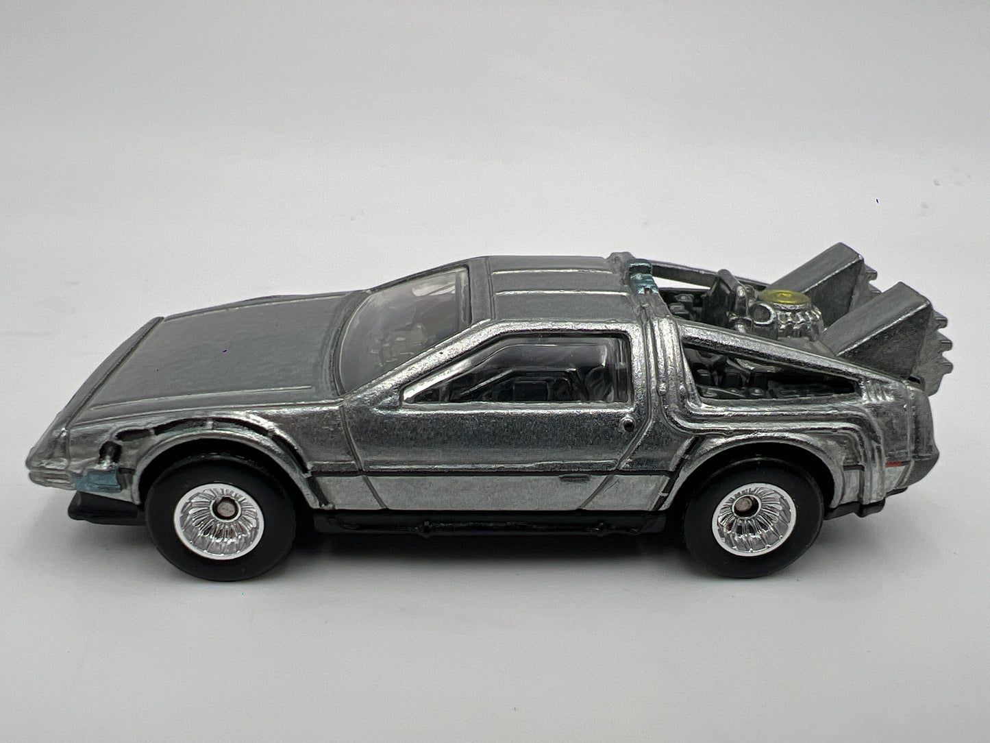 Hot Wheels Premium Back To The Future Time Machine Silver Loose