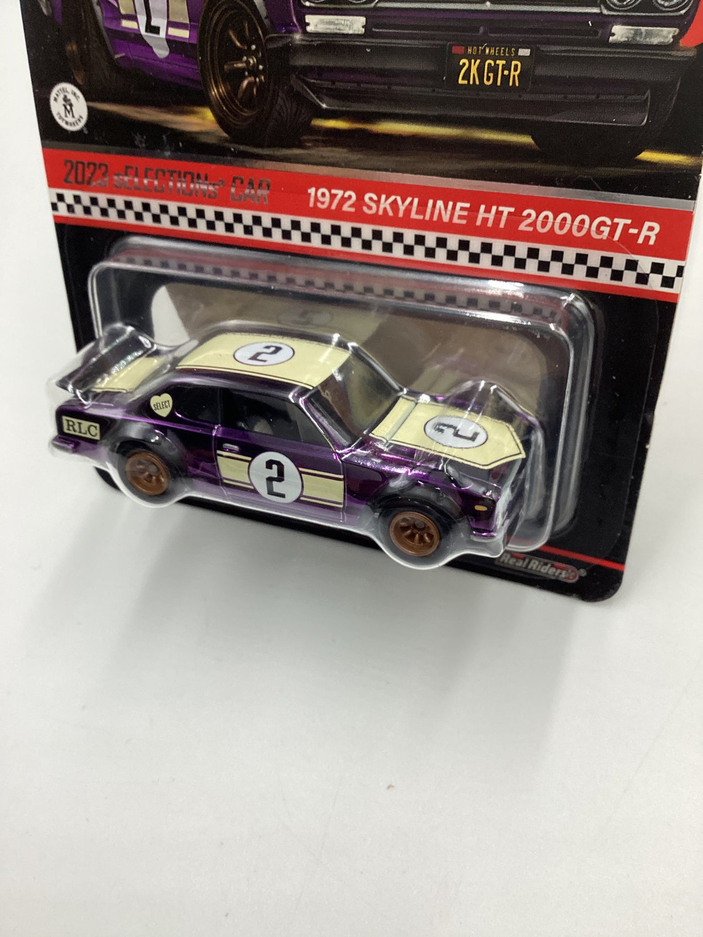 2023 Hot Wheels RLC sELECTIONs 1972 Skyline H/T 2000GT-R Purple with protector