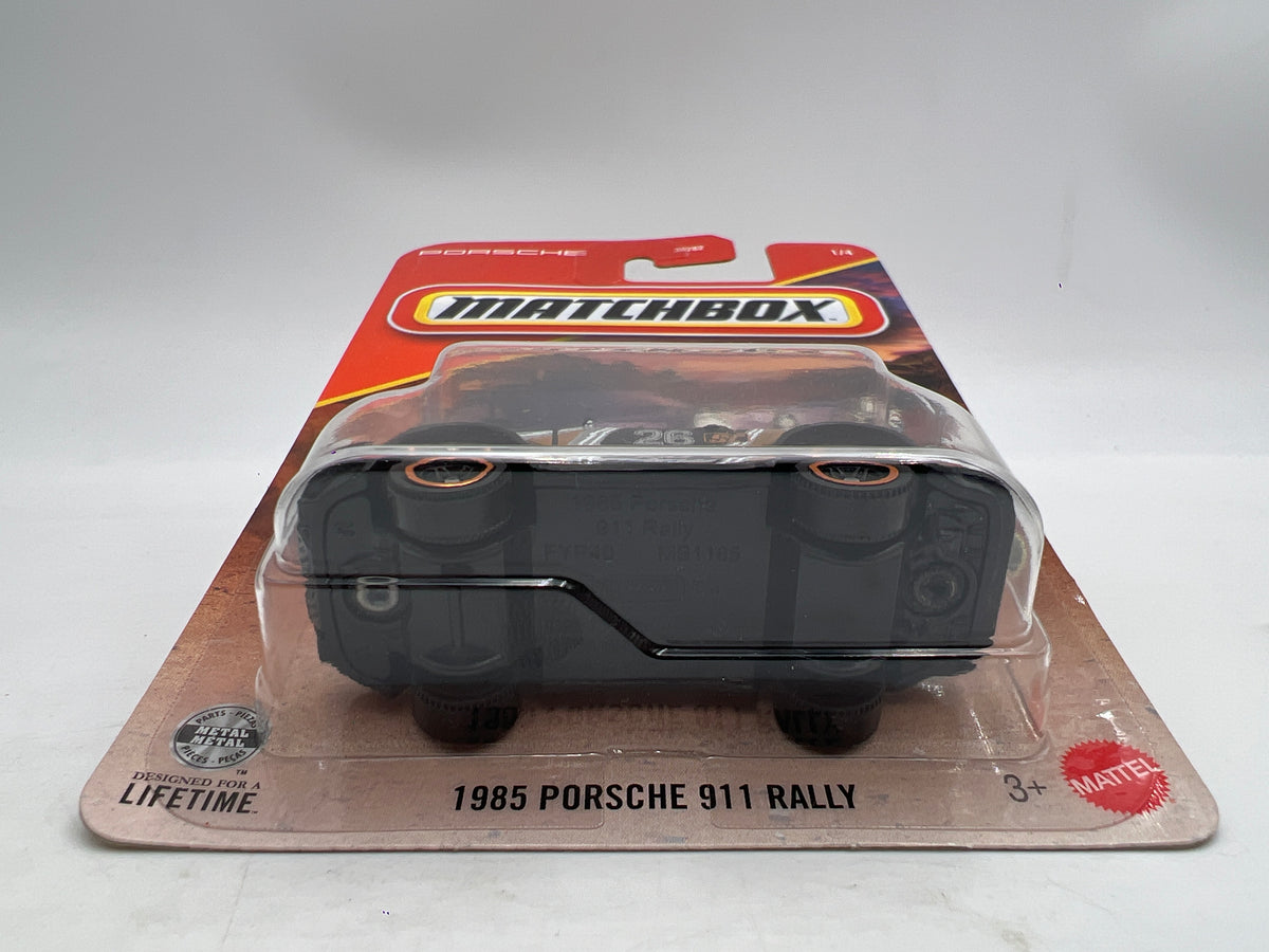 2026 Matchbox SUPER CHASE #1 1985 Porsche 911 Rally Black W/Protector
