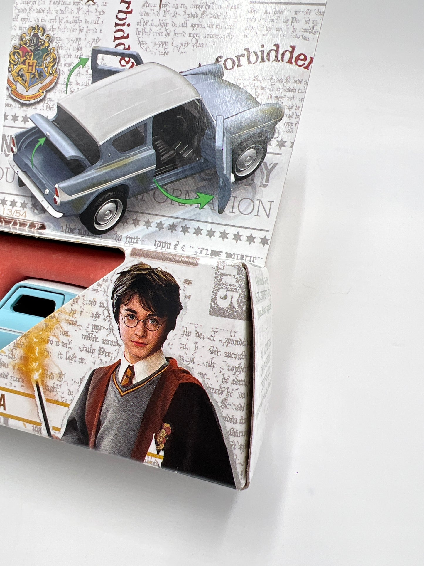 2025 Matchbox Moving Parts #13 1962 Ford Anglia Light Blue Harry Potter 163E