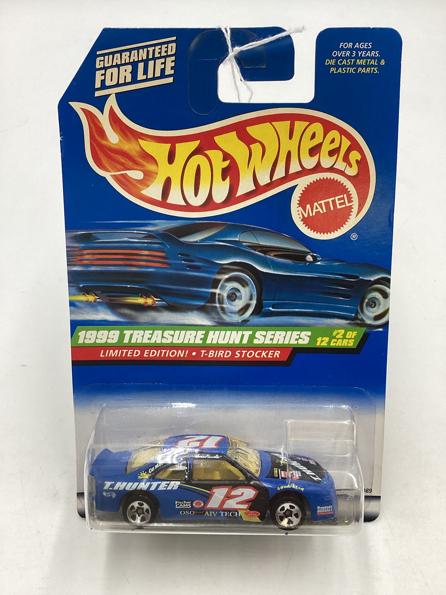 1999 Hot Wheels Treasure Hunt 2/12 T-Bird Stocker #930 275G