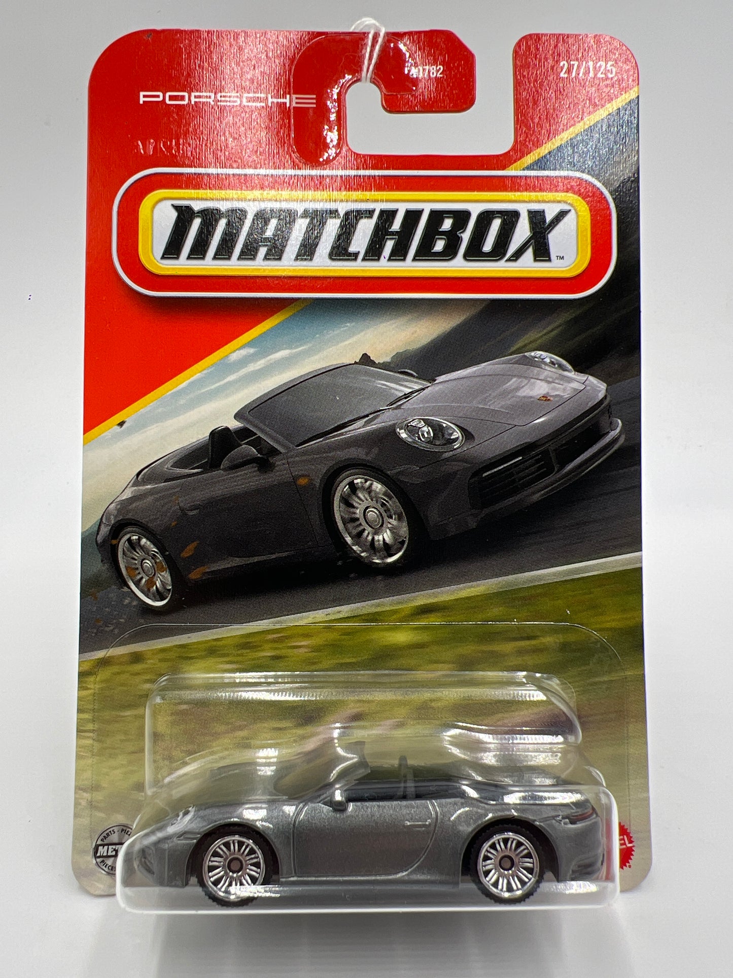 2025 Matchbox #27 Porsche 911 Carrera Cabriolet Silver 209E