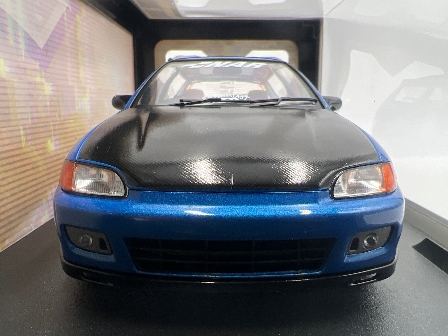 Solido 1:18 Scale Honda Civic EG6 Blue