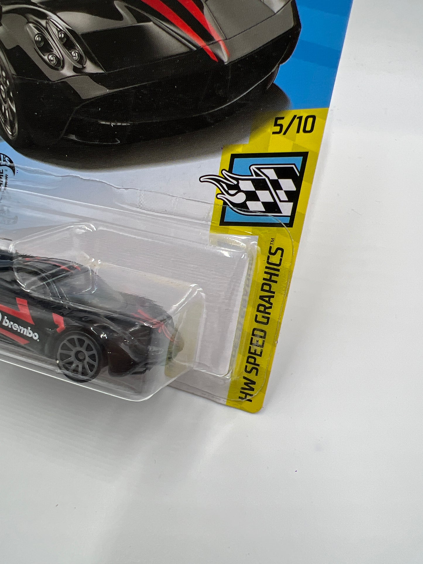 2019 Hot Wheels Speed Graphics #148 Pagani Huayra Black Brembo 106C