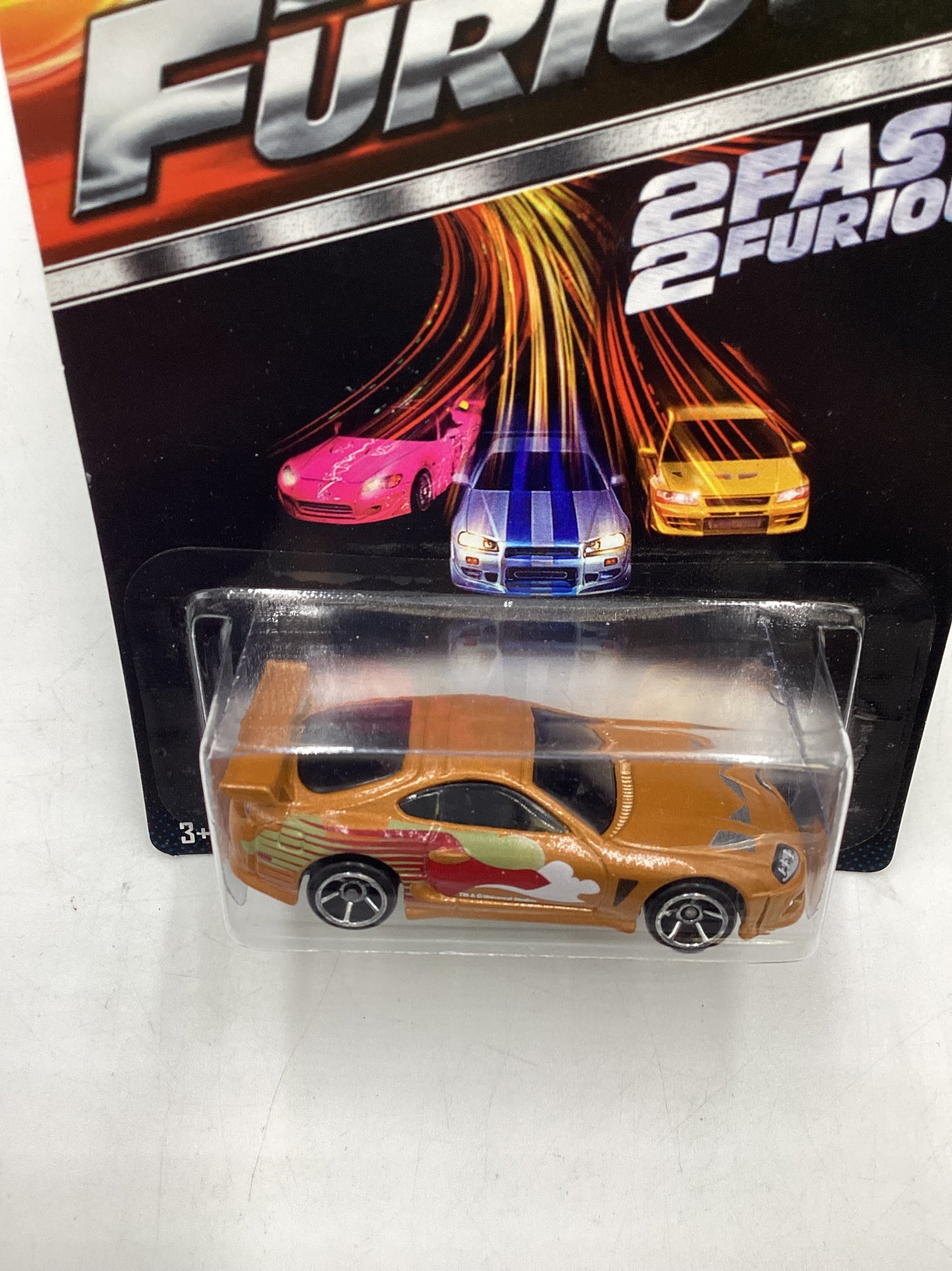 2015 Hot Wheels Fast & Furious 2 Fast 2 Furious 94 Toyota Supra #2 with protector 71A