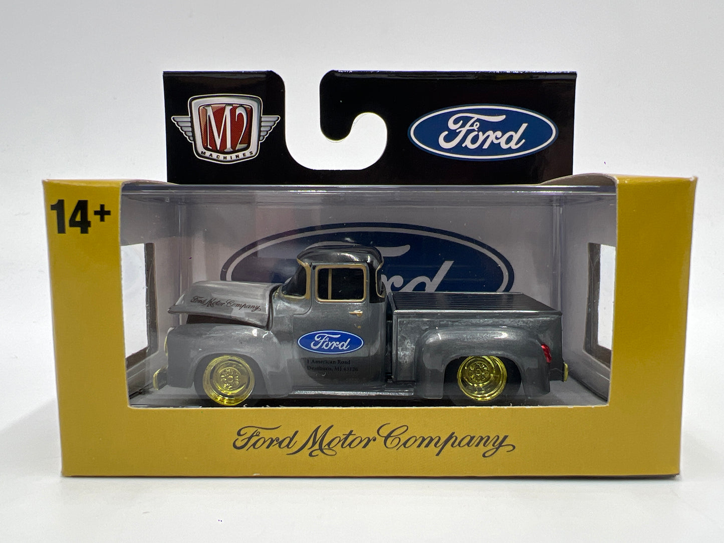 M2 Machines Ground Pounders RAW CHASE 1/250 1956 Ford F-100 Truck Custom R26
