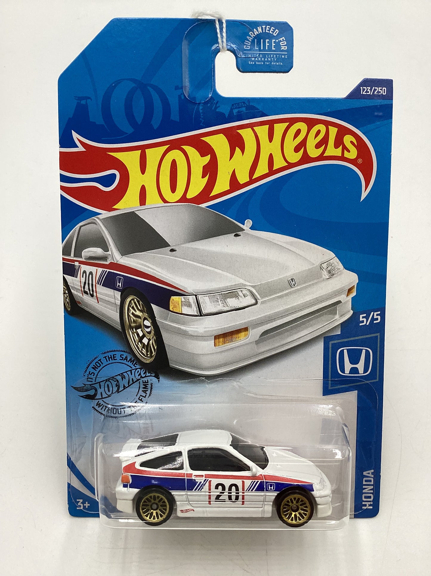 2020 Hot Wheels Honda #123 88 Honda CR-X White 77E