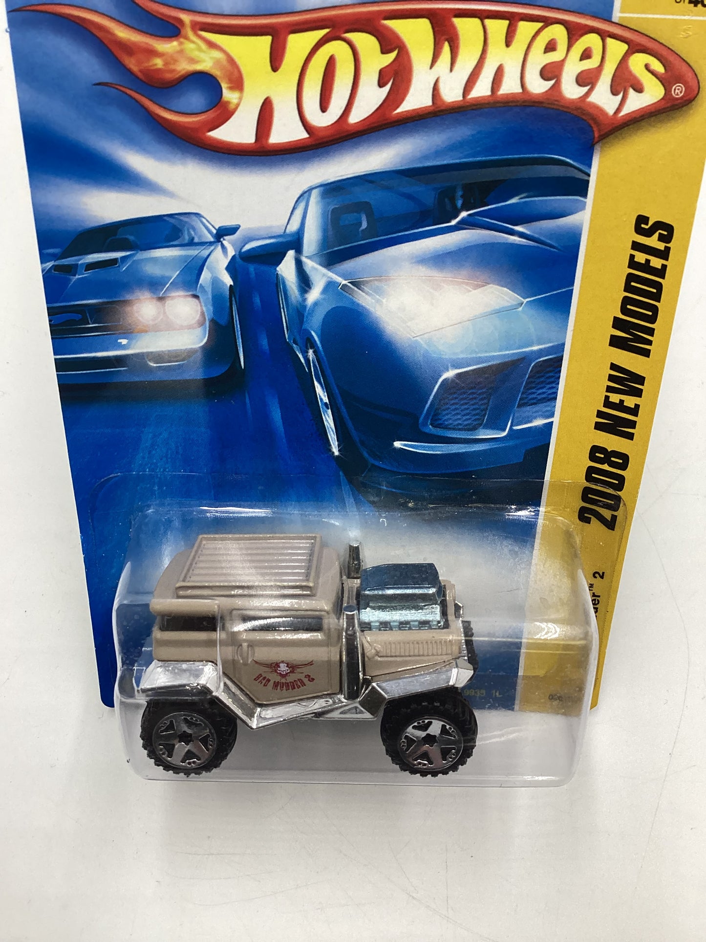 2008 Hot Wheels New Models #20 Bad Mudder 2 Tan 110i