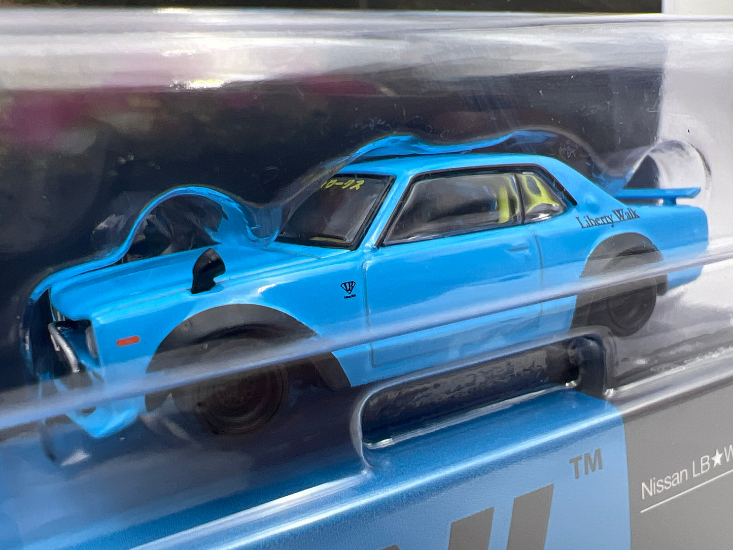 Mini GT #1169 Nissan LB Works HAKOSUKA Baby Blue