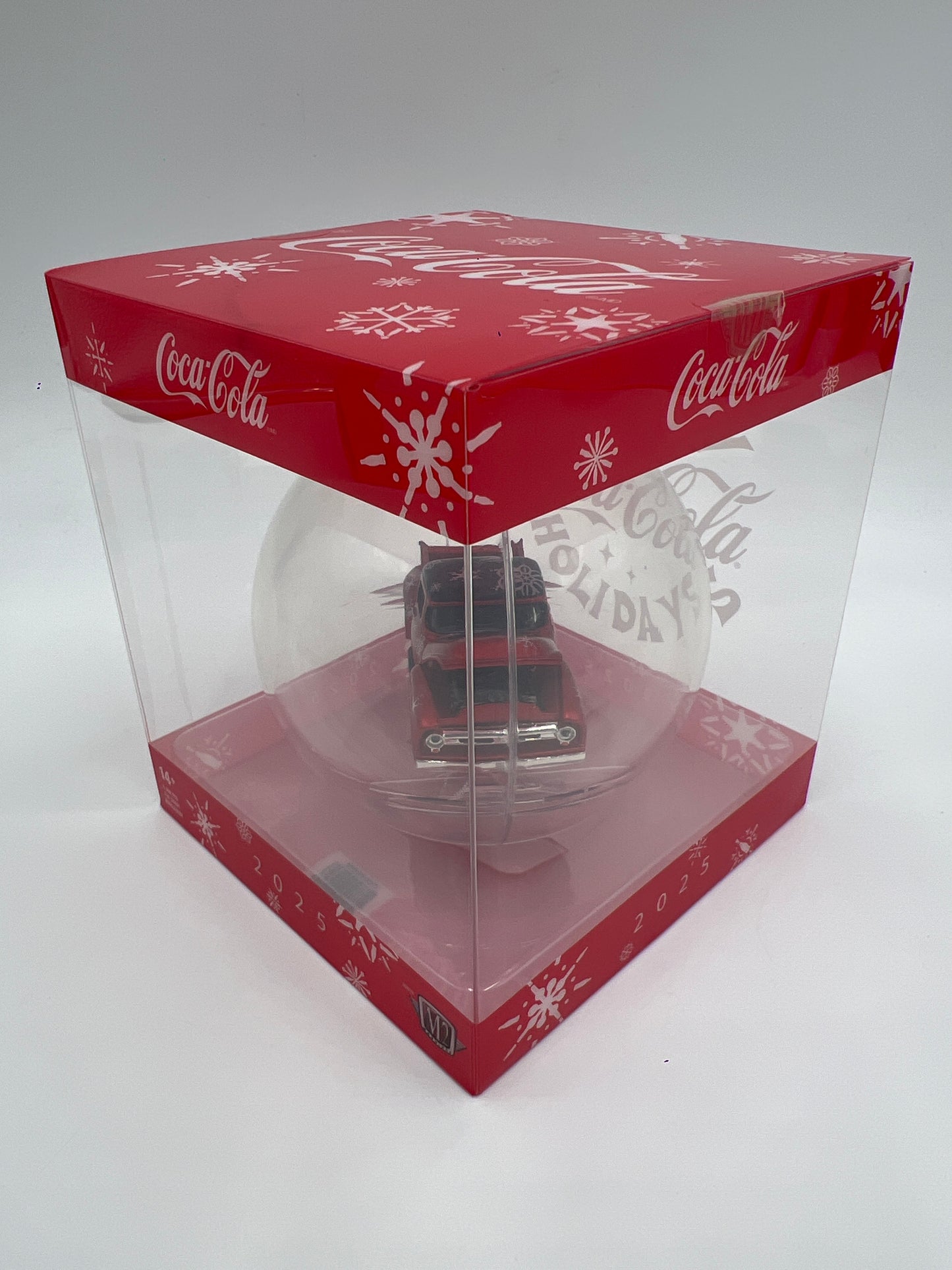 2025 M2 Machines Coca Cola Holiday Christmas Ornaments 1956 Ford F-100 Truck Red