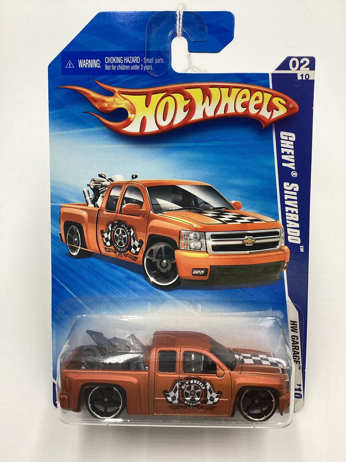 Hot Wheels 2010 #070 Chevy Silverado Orange (SR)