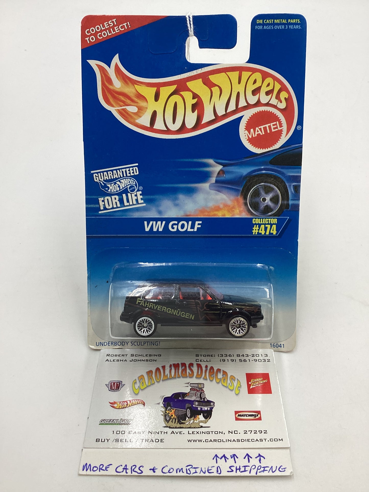 1995 Hot Wheels #474 VW Golf