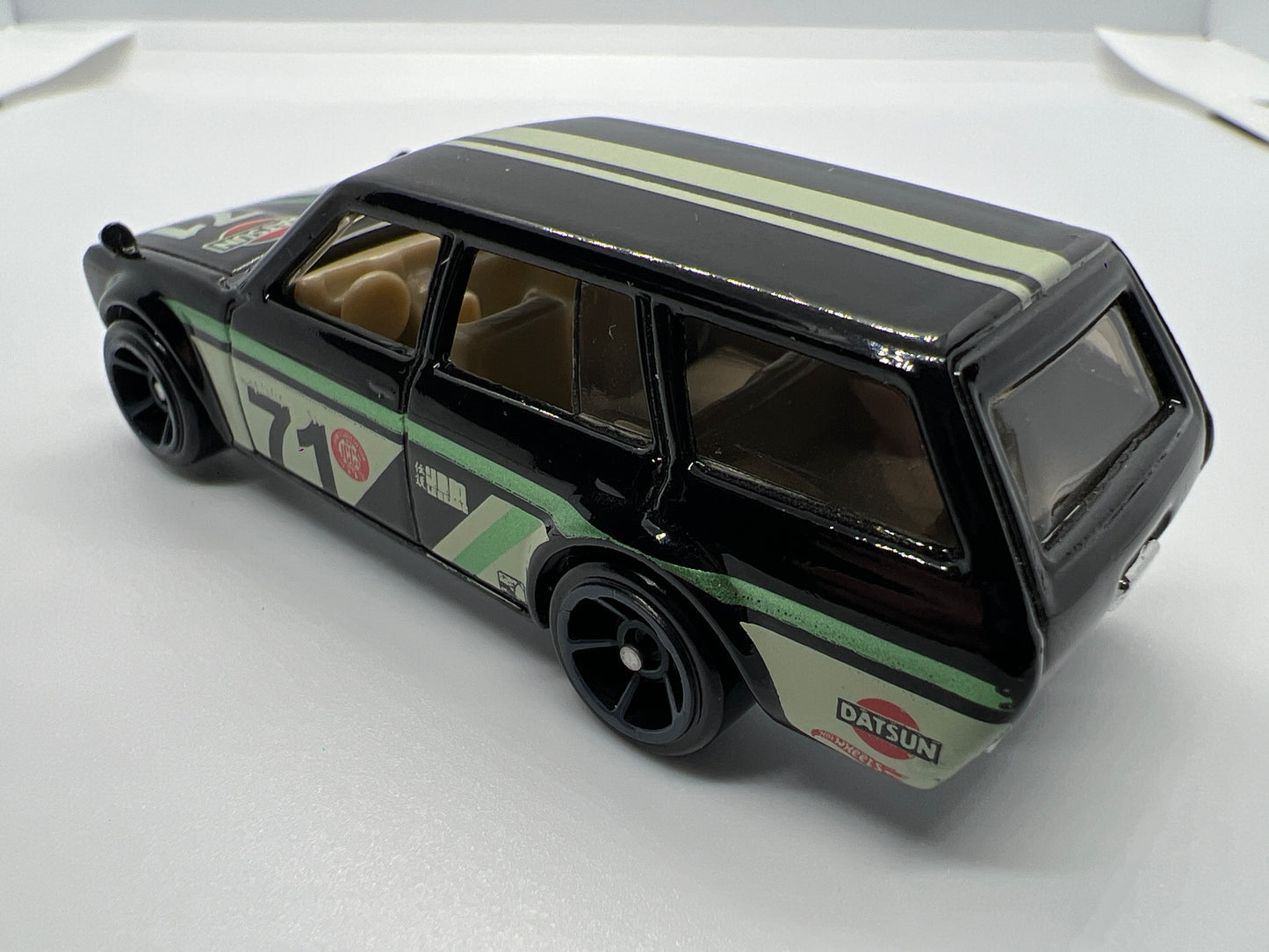 Hot Wheels 1/64 Kmart Exclusive 71 Datsun 510 Wagon Black Loose