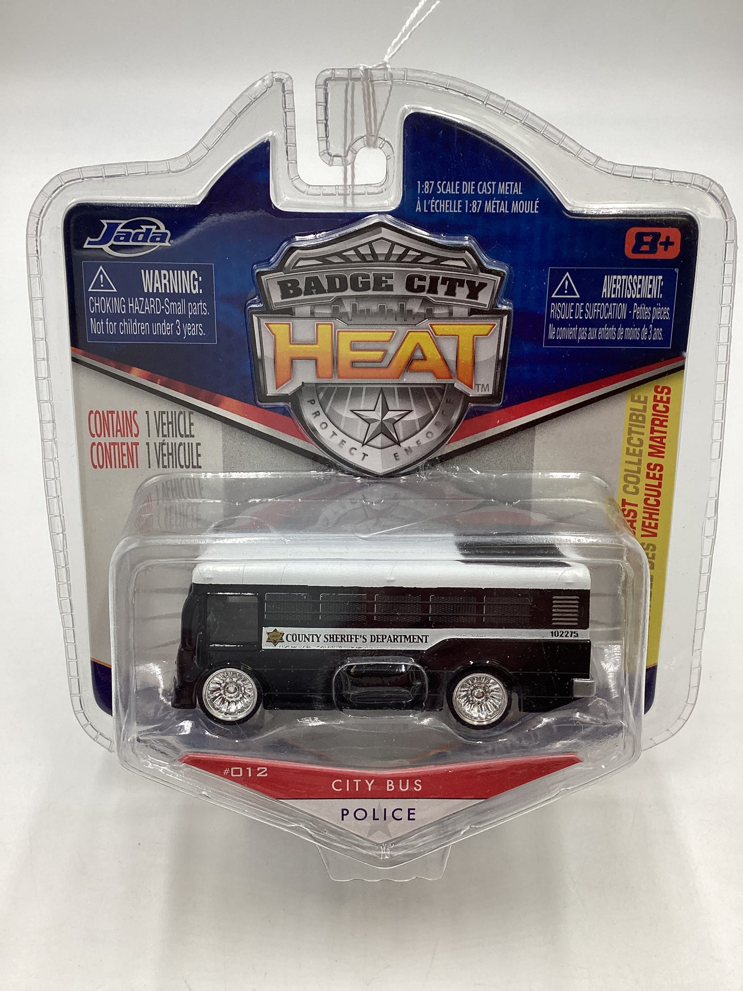 2010 Jada Badge City Heat #012 City Bus Police 214C