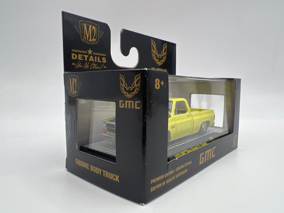 M2 Machines S74 1/3600 1976 GMC Sierra Grande 15 Custom Yellow