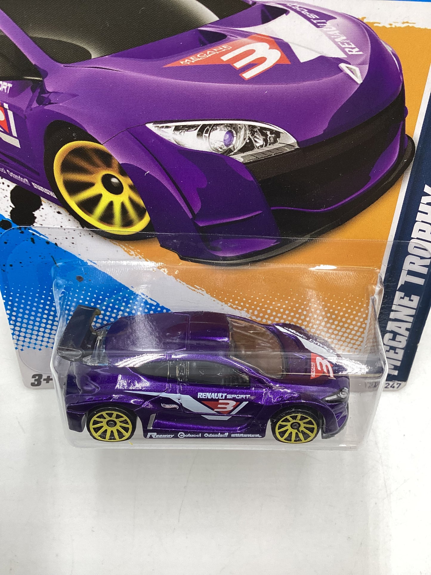 2012 Hot Wheels All Stars #122 Megane Trophy Purple 67F