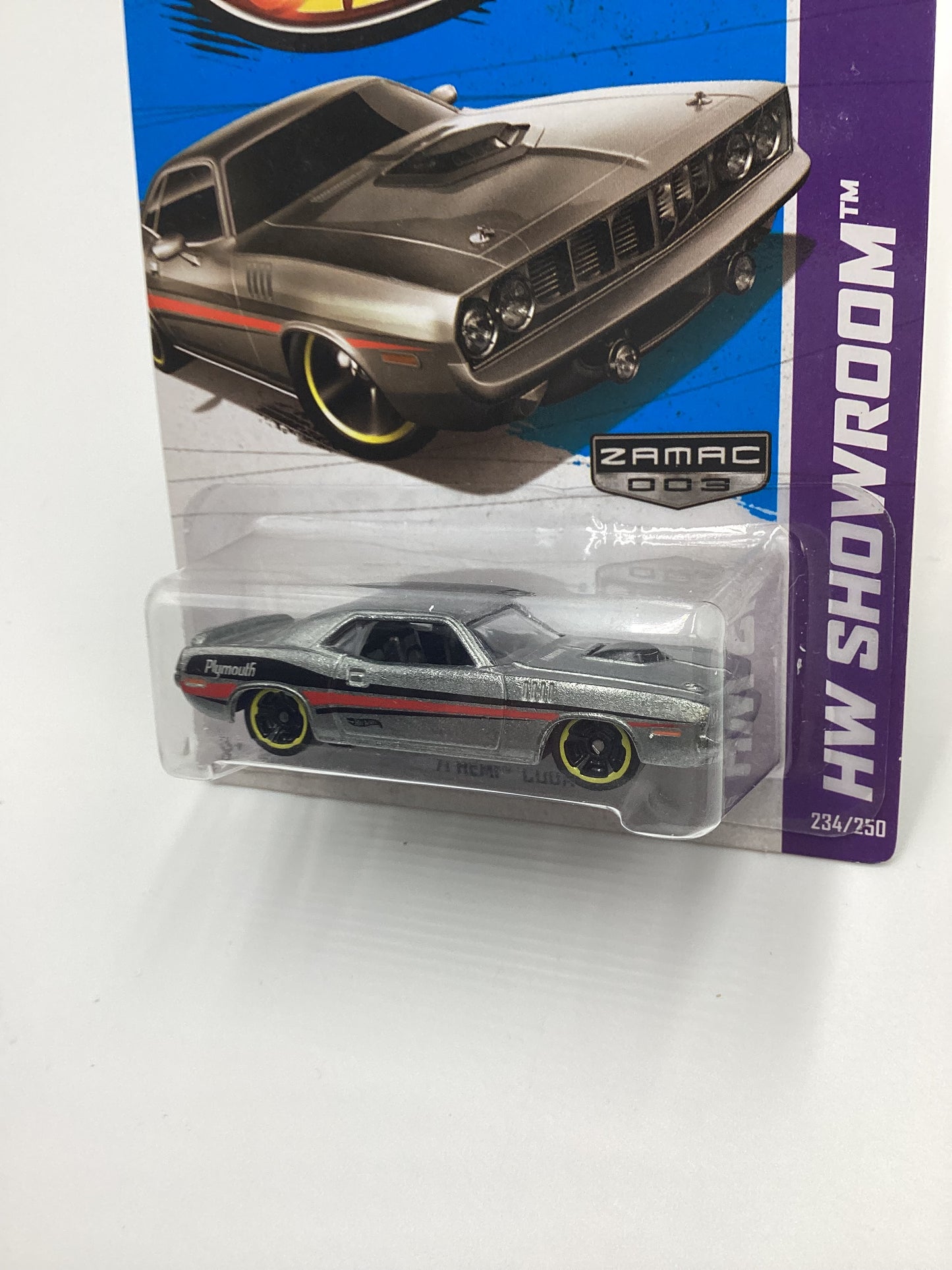 2013 Hot Wheels Zamac 003 #234 71 Hemi Cuda 145H