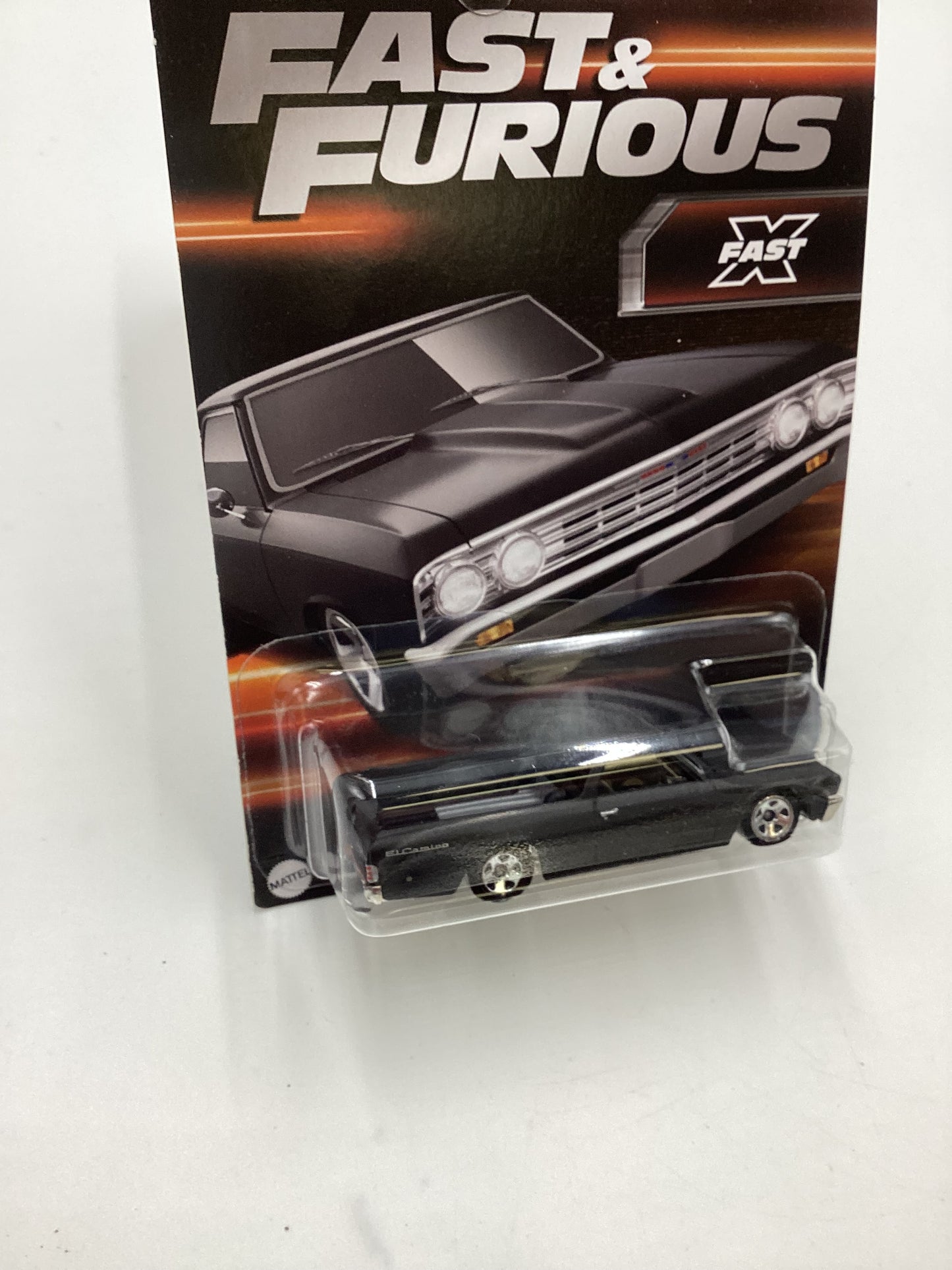 2023 Hot Wheels Fast & Furious Series 2 #10 Chevy El Camino Matte Black 69B