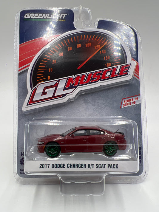 Greenlight GL Muscle Series 26 CHASE 2017 Dodge Charger R/T Scat Pack Red