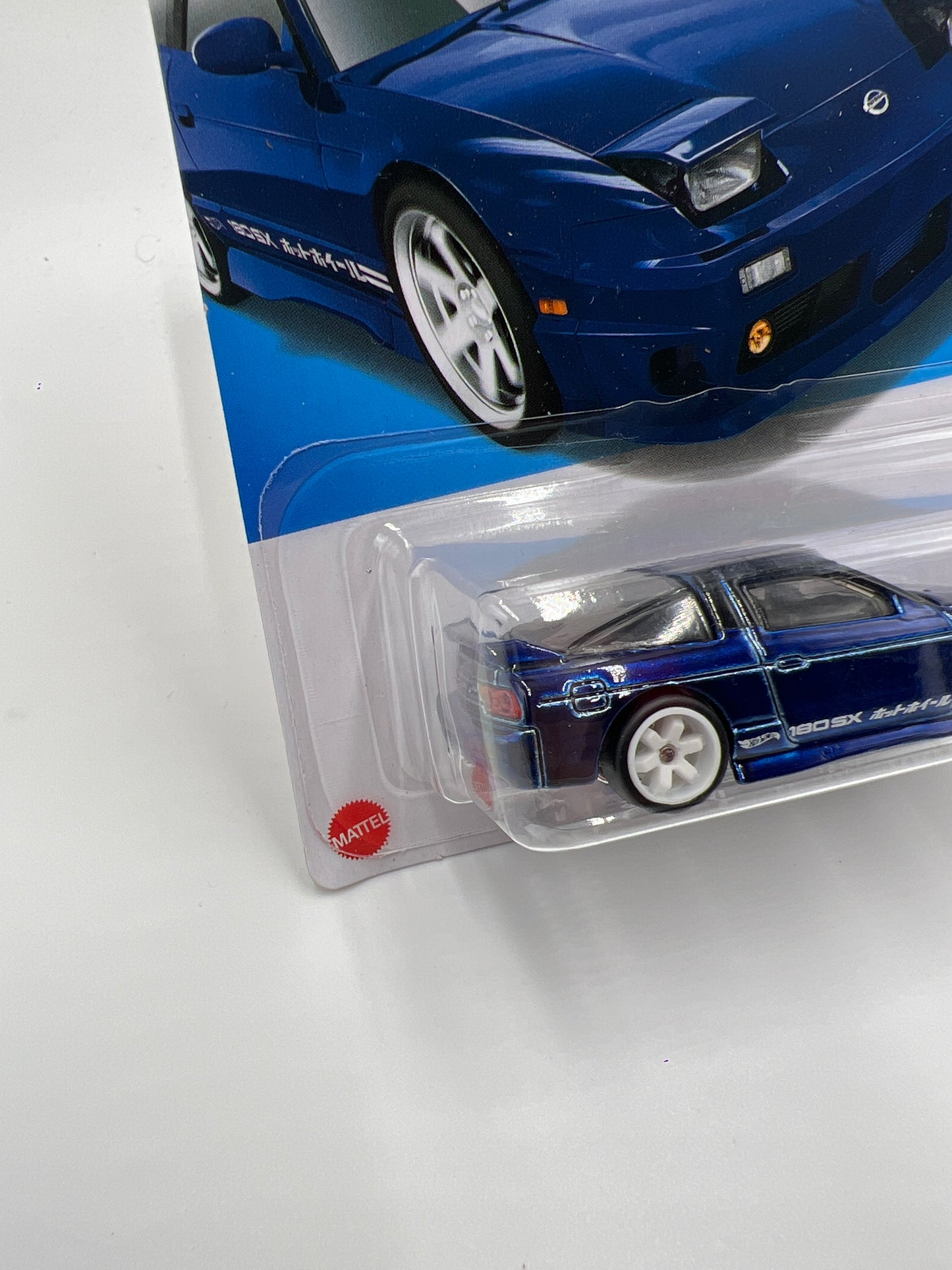 2024 Hot Wheels M Case Super Treasure Hunt #211 96 Nissan 180SX Type X Blue W/Protector