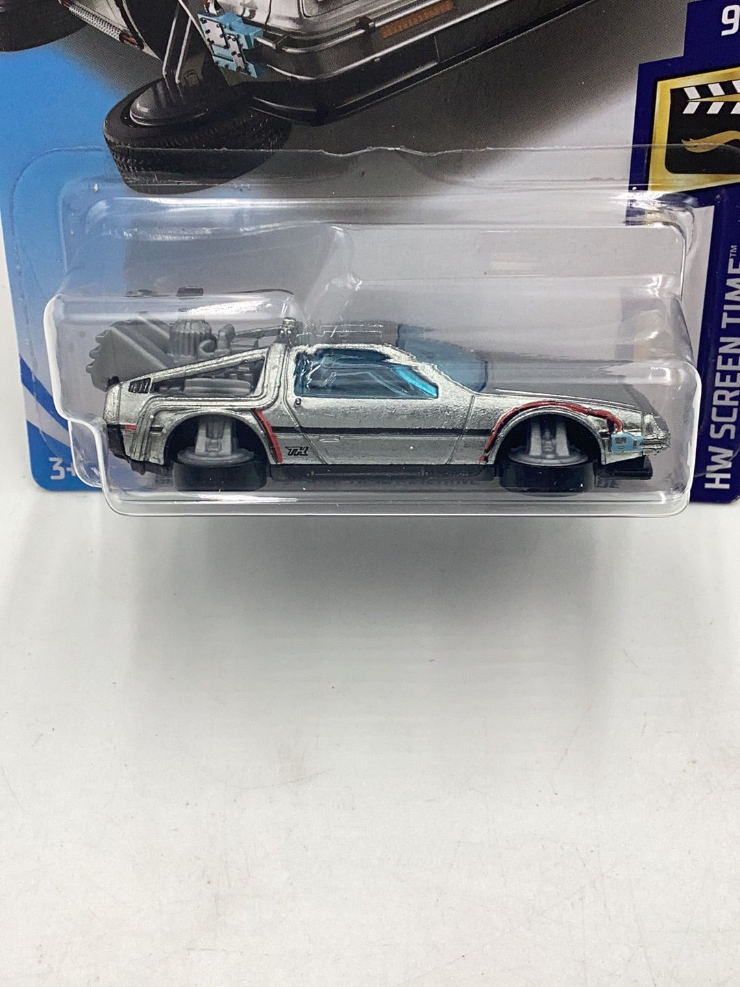 2019 hot wheels super treasure hunt Factory Sealed sticker #108 Back to the future Time Machine hover mode